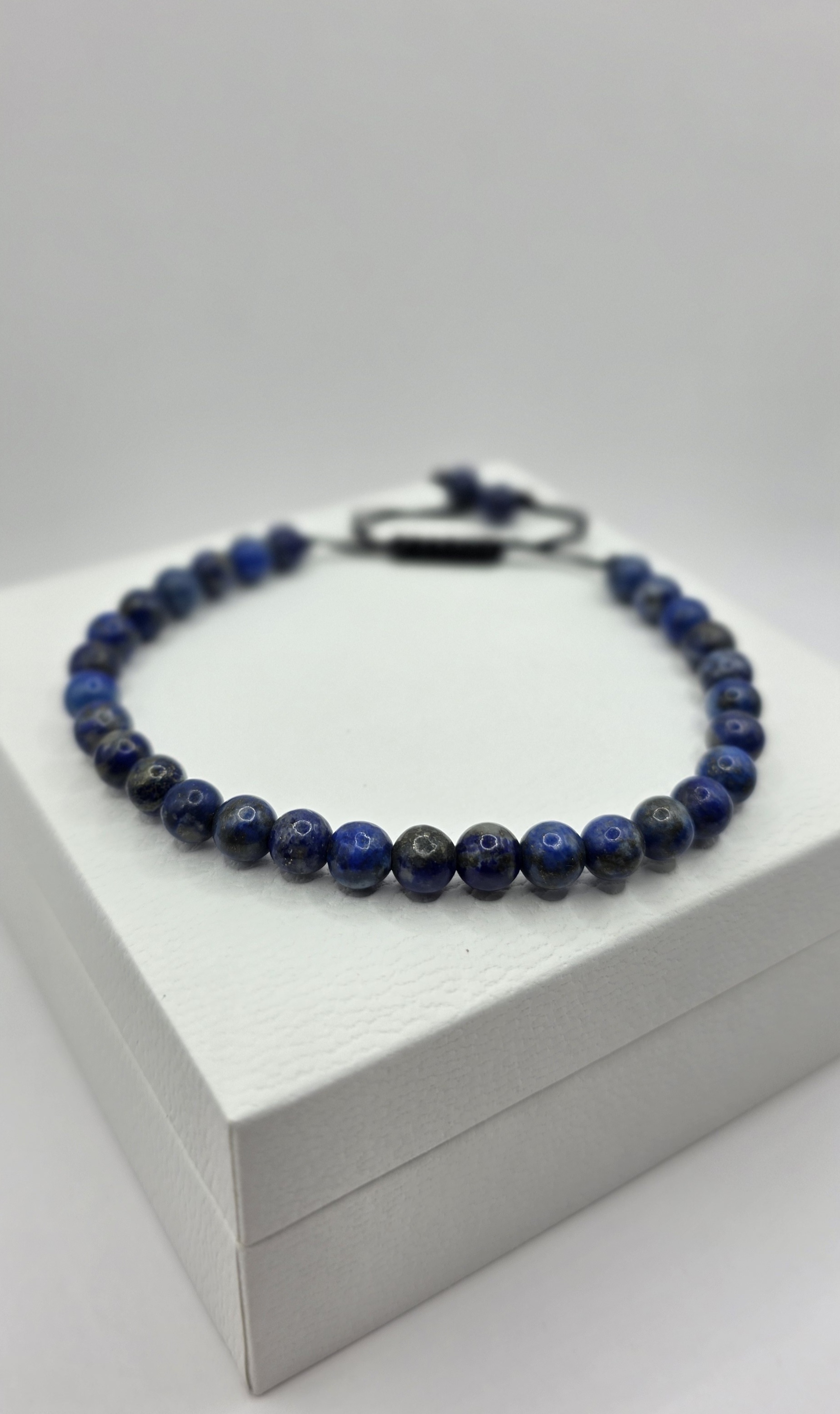 MINERÁLNÍ NÁRAMEK MN - 10 / LAPIS LAZULI MODRÝ 6MM